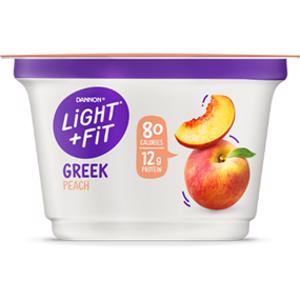 Light & Fit Peach Greek Yogurt