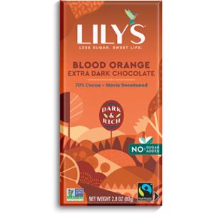 Lily's Blood Orange Extra Dark Chocolate Bar