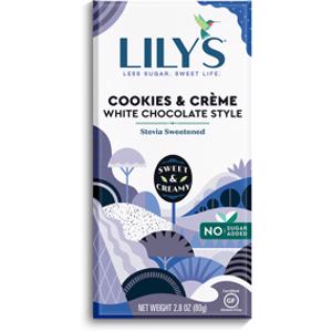 Lily's Cookies & Creme White Chocolate Bar