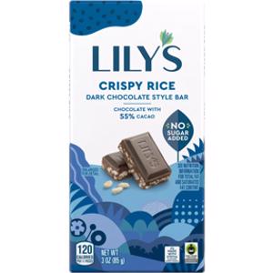 Lily's Crispy Rice Dark Chocolate Bar
