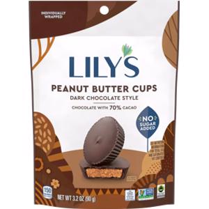Lily's Dark Chocolate Peanut Butter Cups Pouch