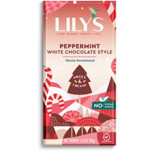 Lily's Peppermint White Chocolate Bar