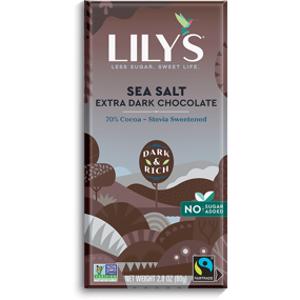 Lily's Sea Salt Extra Dark Chocolate Bar