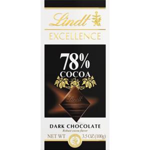 Lindt Excellence 78% Cocoa Dark Chocolate Bar