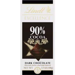 Lindt Excellence 90% Cocoa Dark Chocolate Bar