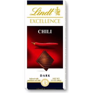 Lindt Excellence Dark Chili Chocolate Bar