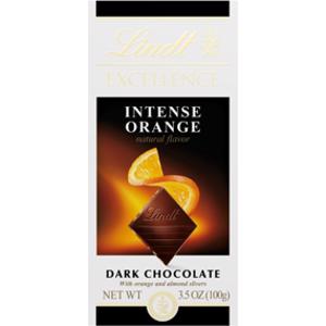 Lindt Excellence Intense Orange Dark Chocolate Bar