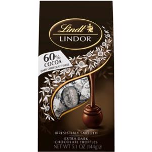 Lindt Lindor 60% Cocoa Dark Chocolate Truffles