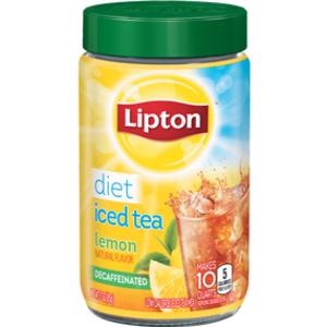 Lipton Decaffeinated Diet Lemon Iced Tea Mix