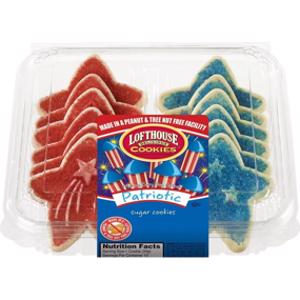 Lofthouse Patriotic Sugar Cookies