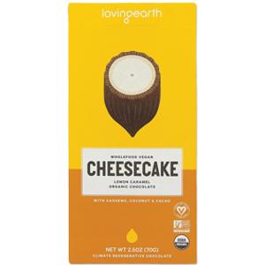 Loving Earth Lemon Caramel Cheesecake Chocolate Bar