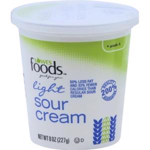 Lowes Foods Light Sour Cream
