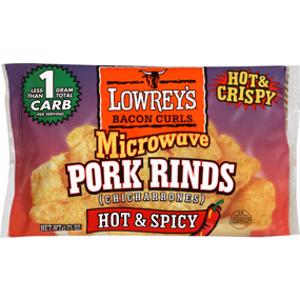Lowrey's Hot & Spicy Microwave Pork Rinds