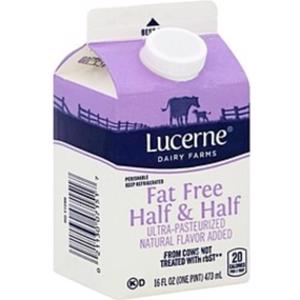 Lucerne Fat Free Half & Half