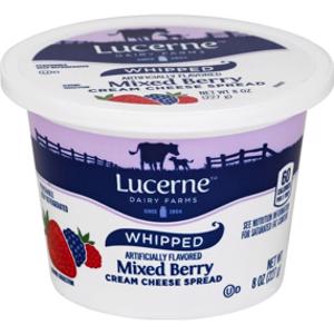 Lucerne Whipped Mixed Berry Cream Cheese Spread
