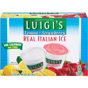 Luigi's Lemon & Strawberry Real Italian Ice