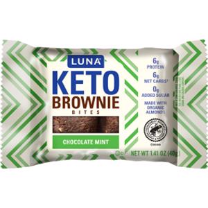 Luna Chocolate Mint Keto Brownie Bites