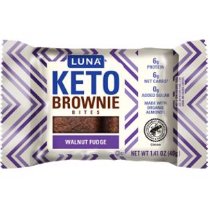 Luna Walnut Fudge Keto Brownie Bites