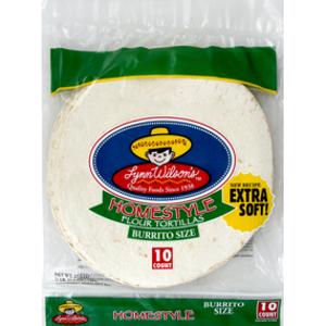 Lynn Wilson's Homestyle Burrito Size Flour Tortillas