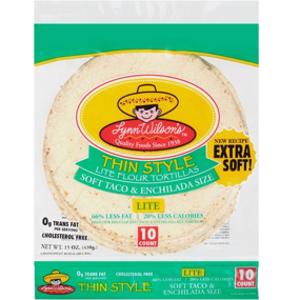 Lynn Wilson's Soft Taco Size Thin Style Flour Tortillas