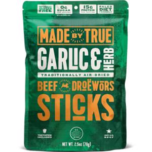 Made by True Garlic & Herb Beef Sticks