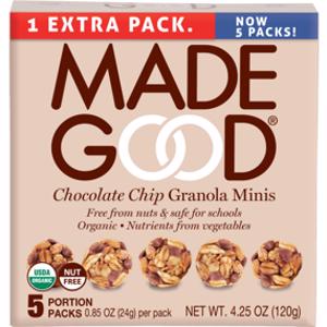 MadeGood Chocolate Chip Granola Minis