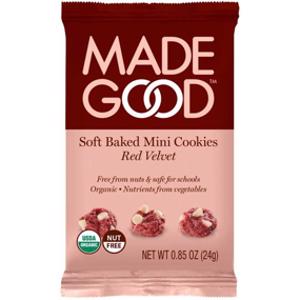 MadeGood Red Velvet Mini Cookies