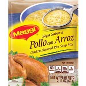 Maggi Pollo con Arroz Chicken Rice Soup Mix