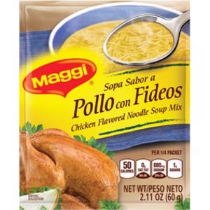 Maggi Pollo con Fideos Chicken Noodle Soup Mix