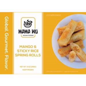 Mama Wu Mango Sticky Rice Spring Roll