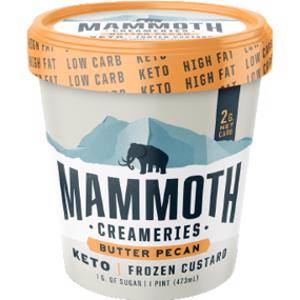 Mammoth Creameries Butter Pecan Keto Frozen Custard