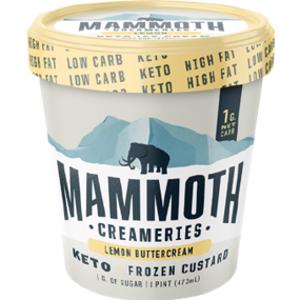 Mammoth Creameries Lemon Buttercream Keto Frozen Custard