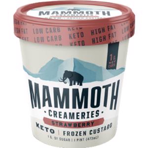 Mammoth Creameries Strawberry Keto Frozen Custard