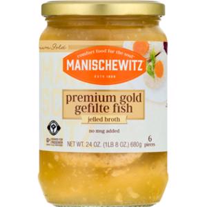 Manischewitz Premium Gold Gefilte Fish in Jelled Broth