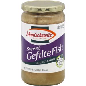 Manischewitz Sweet Gelfite Fish in Jelled Broth