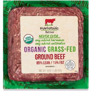 Marketside Butcher Organic Grass-Fed 85% Lean 15% Fat