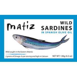 Matiz Wild Sardines in Spanish Olive Oil