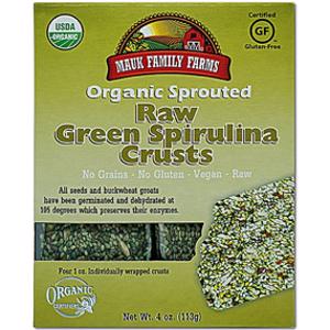 Mauk Family Farms Raw Green Spirulina Crusts