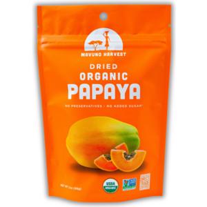 Mavuno Harvest Organic Dried Papaya