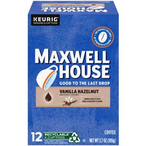 Maxwell House Vanilla Hazelnut Coffee Pods