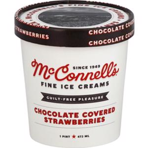 McConnell's Chocolate Covered Strawberry Ice Cream