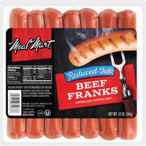 Meal Mart Reduced Fat Beef Franks