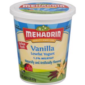 Mehadrin Lowfat Vanilla Yogurt