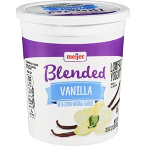 Meijer Blended Vanilla Lowfat Yogurt