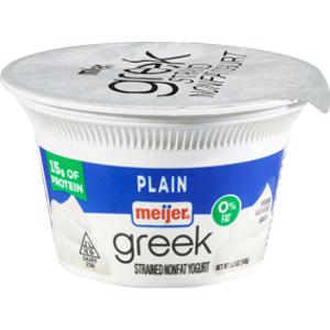 Meijer Nonfat Plain Greek Yogurt