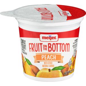 Meijer Peach Lowfat Yogurt