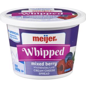 Meijer Whipped Mixed Berry Cream Cheese Spread