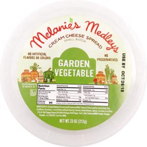 Melanie's Medleys Garden Vegetable Cream Cheese Spread