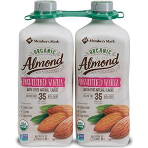 Member's Mark Organic Unsweetened Vanilla Almond Milk