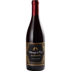 Menage a Trois Wine Luscious Pinot Noir